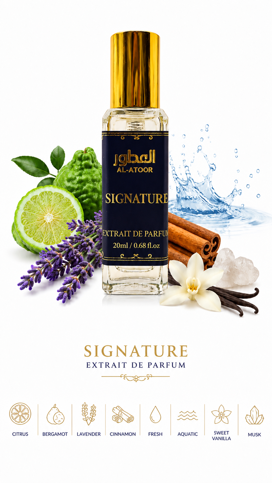 Signature long lasting Fresh |extrait de perfume |