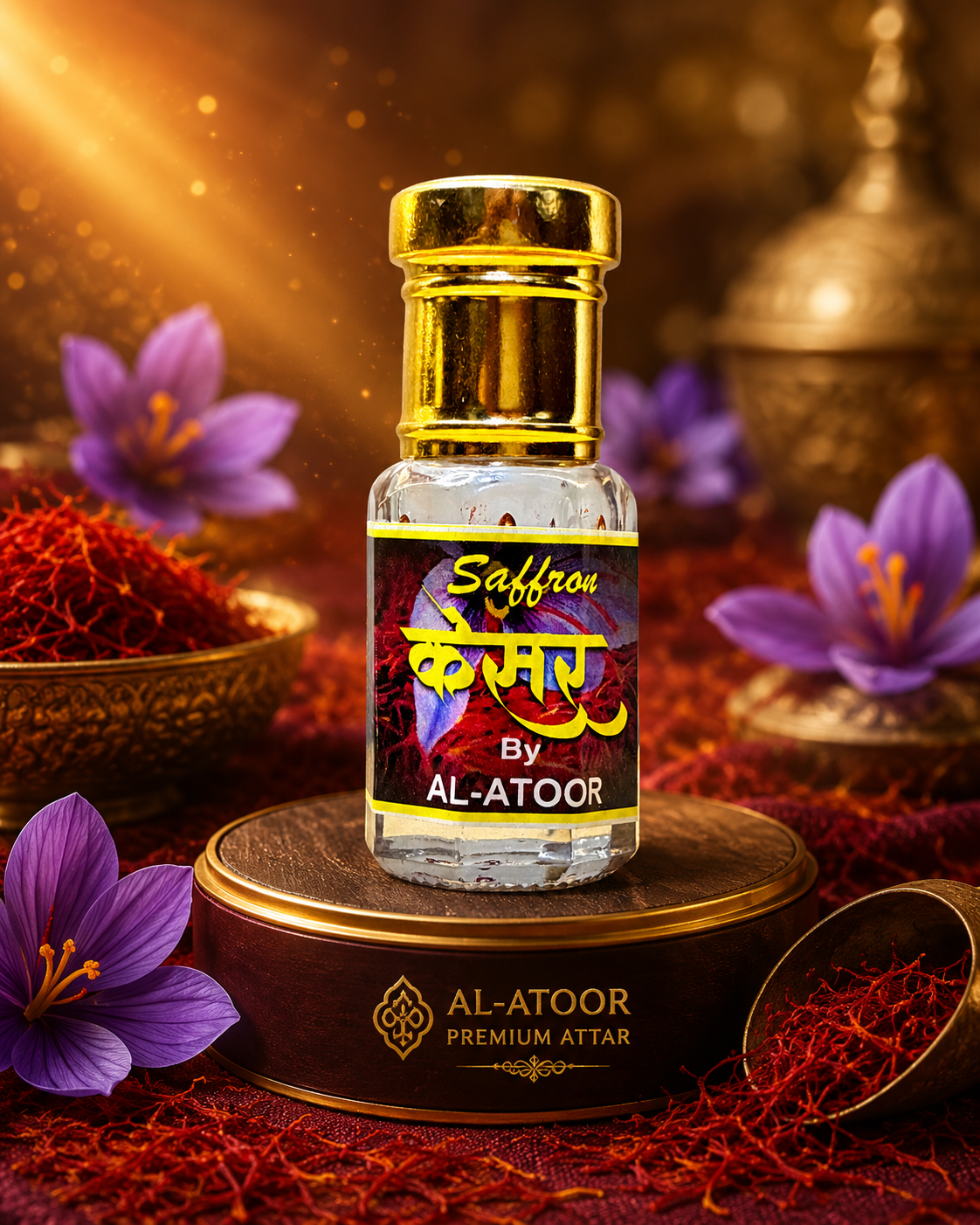 Kesar (Saffron) Long Lasting Attar Non Alcoholic