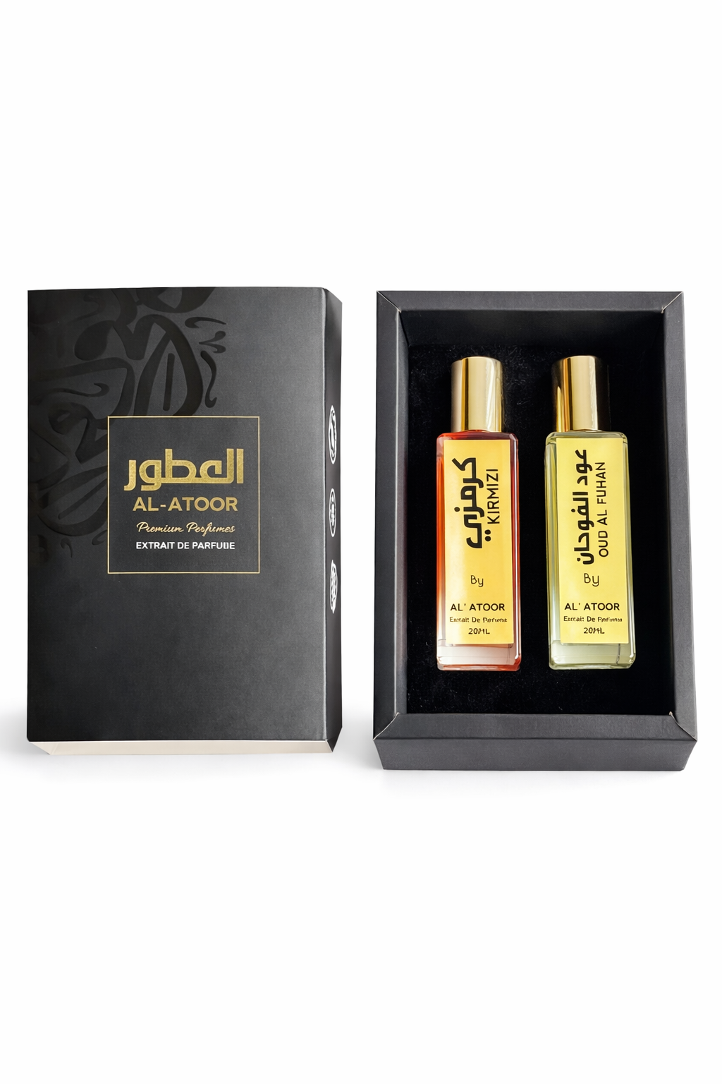 Combo Set gift set Oud Al Fuhan And Kirmizi Long Lasting Perfume Extait Perfume